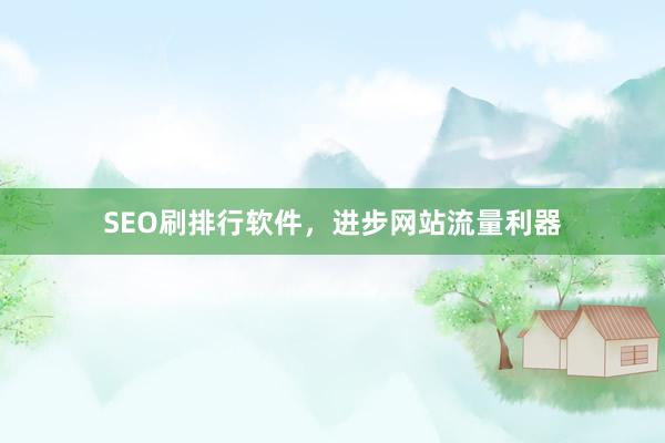 SEO刷排行软件,进步网站流量利器